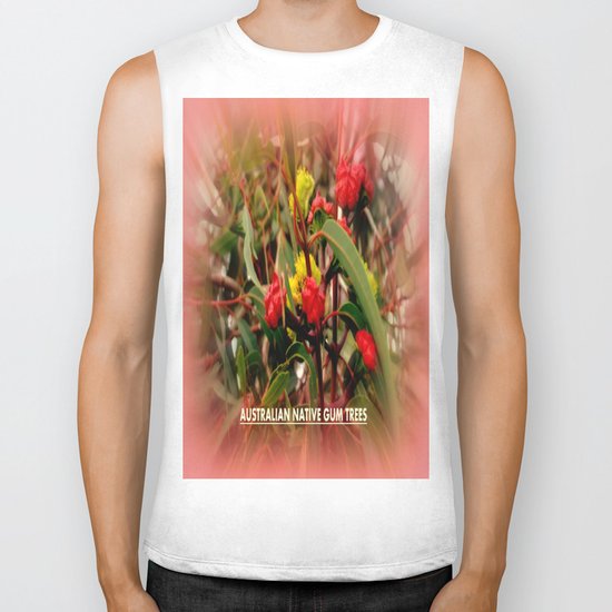 Australian Native Gum Trees Biker Tank