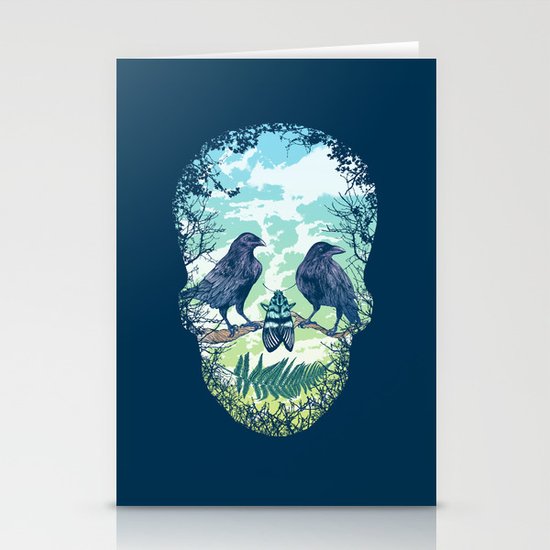 Nature's Skull Stationery Cards