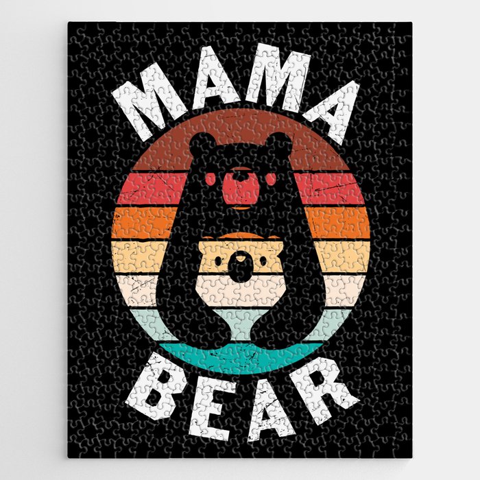 Mama Bear Vintage Jigsaw Puzzle