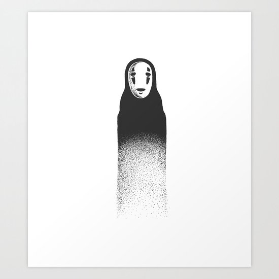 kaonashi Art Print