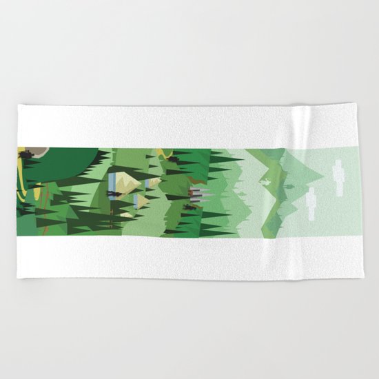 A Medieval History Beach Towel
