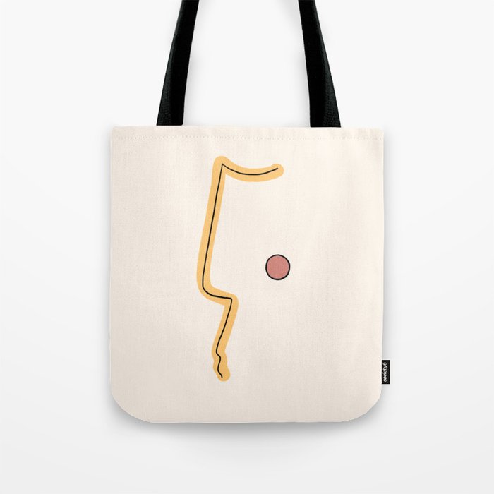 Puzzled Face Tote Bag