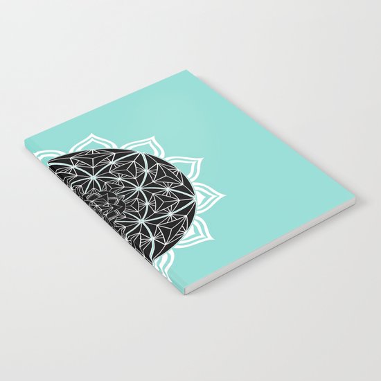 Teal Mandala Notebook