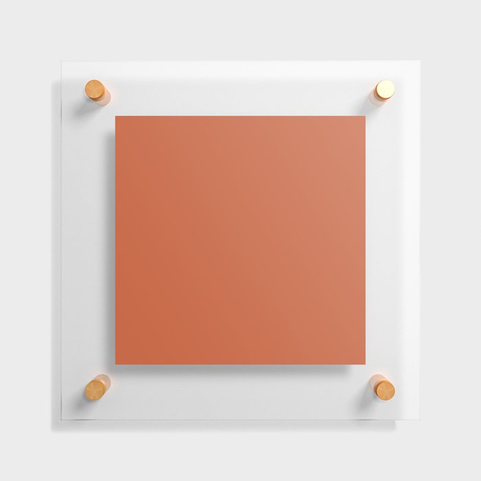 Reddish-Orange Floating Acrylic Print