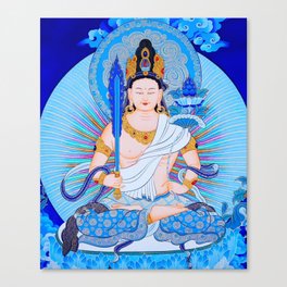 Bodhisattva Akasagarbha Buddhist Painting Thangka Canvas Print