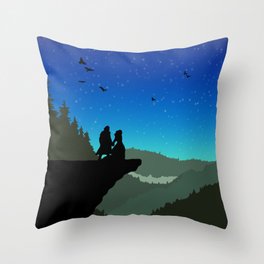 Fraser's Ridge Starry Night Throw Pillow