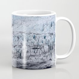 Standing in front of a glacier Coffee Mug