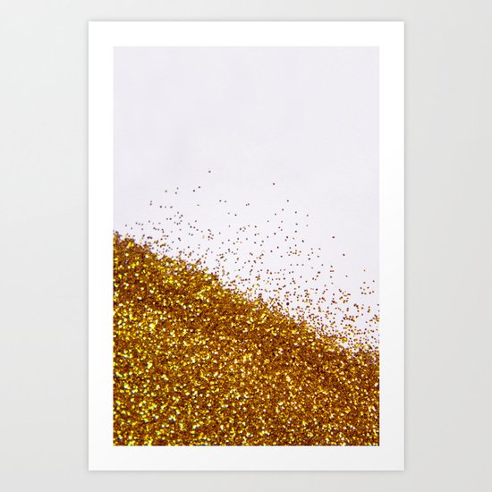 My Favorite Color II (NOT REAL GLITTER) Art Print
