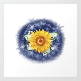  Sunflowers, Backgrounds, flower, flowers t-shit Art Print