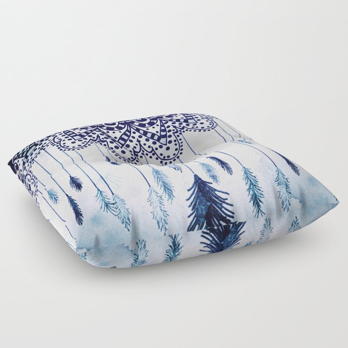 Boho Dreams Mandala Floor Pillow By Nika Society6
