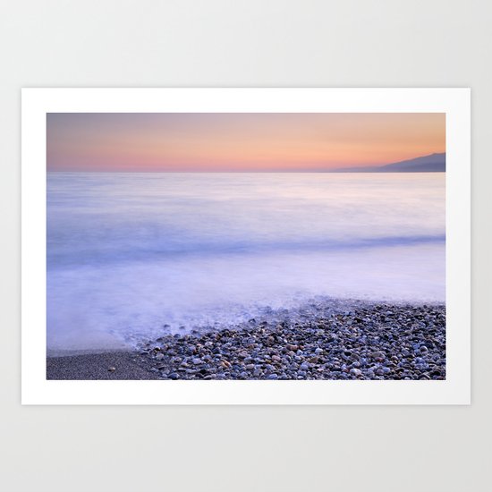 Feel. Pink calm Art Print