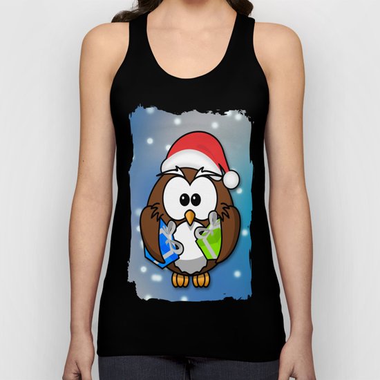 Christmasowl Unisex Tank Top