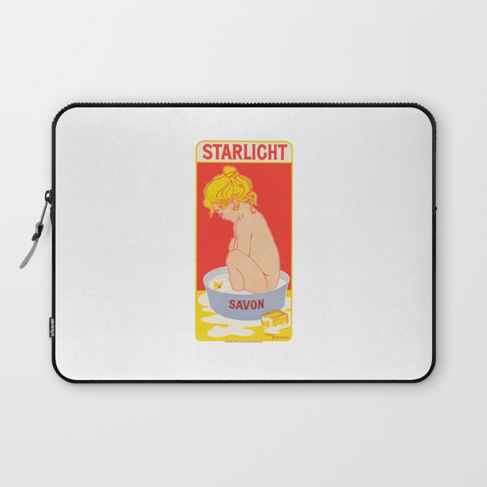 Starlight Savon - Retro Advertising Blond Child - Henri Meunier  Laptop Sleeve