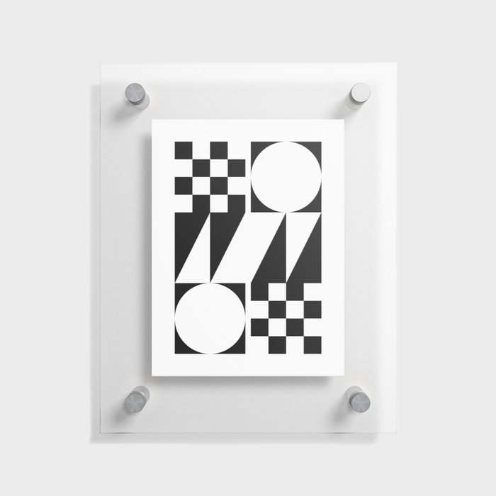 Geometrical modern simplicity 1 Floating Acrylic Print