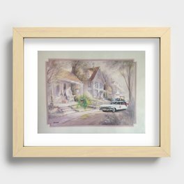 The Chase! Recessed Framed Print