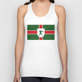 Flag for Nottinghamshire England Robin Hood British County Banner Flags Vexillology Unisex Tank Top