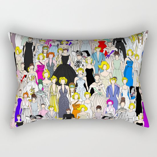 Audrey Marilyn Punks in Tokyo Rectangular Pillow