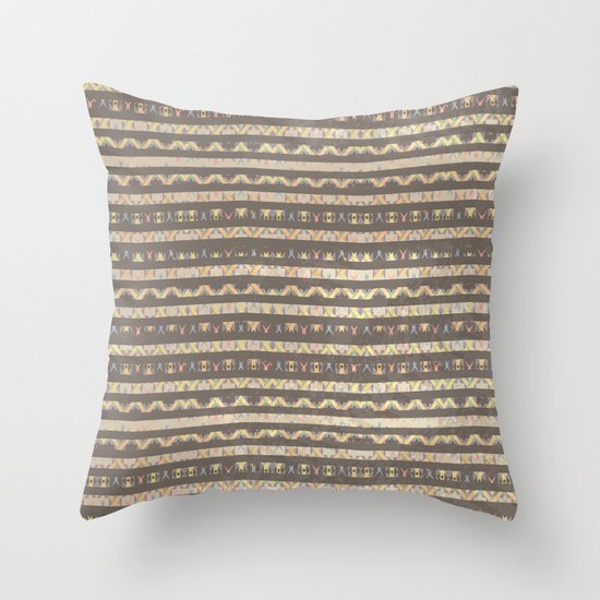Geometric Pattern Throw Pillow