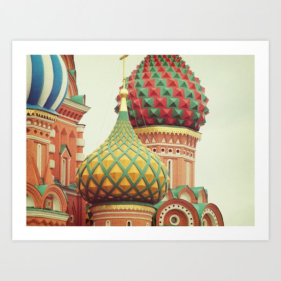 Russian Onion Domes Art Print