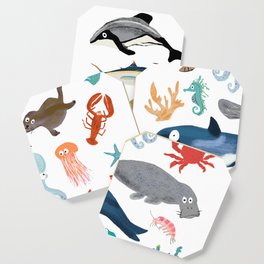 Sea Change: Ocean Animals Coaster