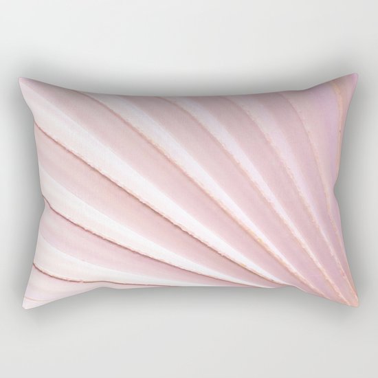Fan palm - pink Rectangular Pillow