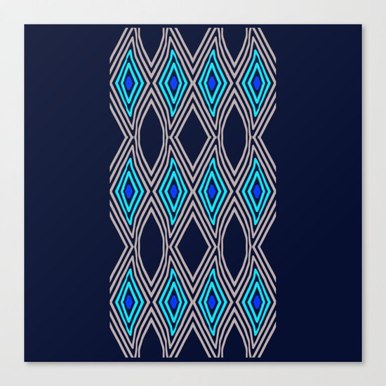 Zebra stripped Canvas Print