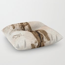 Digital sketch of David of Michelangelo Floor Pillow