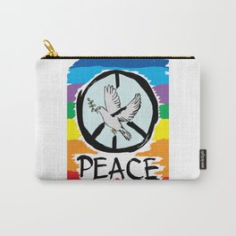 Peace Carry-All Pouch | Abstract, Animal, Love, Illustration 