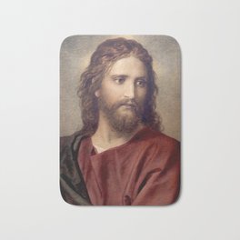 Original Jesus Portrait Bath Mat | Heinrich, Rich, Testament, Original, Matthew, God, Young, Salvation, Man, Gospel 