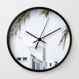 Alys Beach No. 4 x Florida Gulf Coast Photography Wall Clock