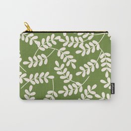 Holiday Leafy Pattern Carry-All Pouch