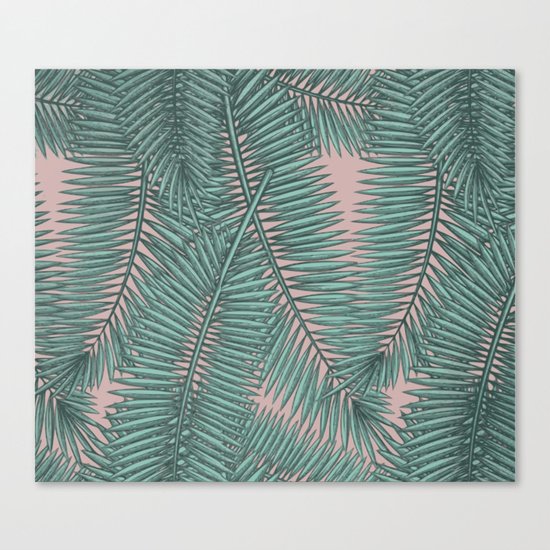 Palm dawn Canvas Print