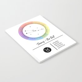 Taurus | Zodiac Color Wheel Notebook