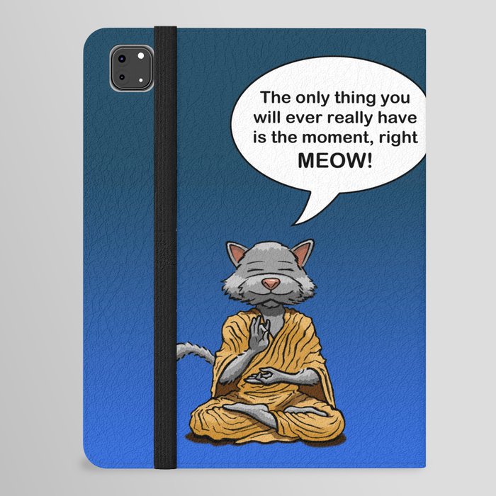 Buddah Cat iPad Folio Case