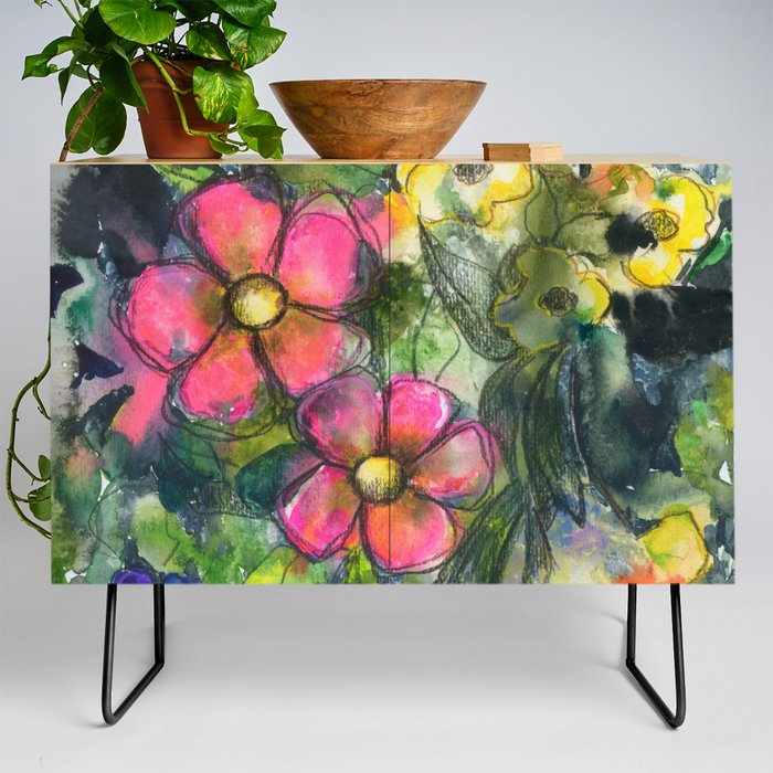 modern spring garden Credenza