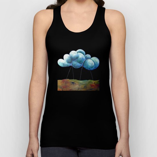 Cloud Tied Unisex Tank Top