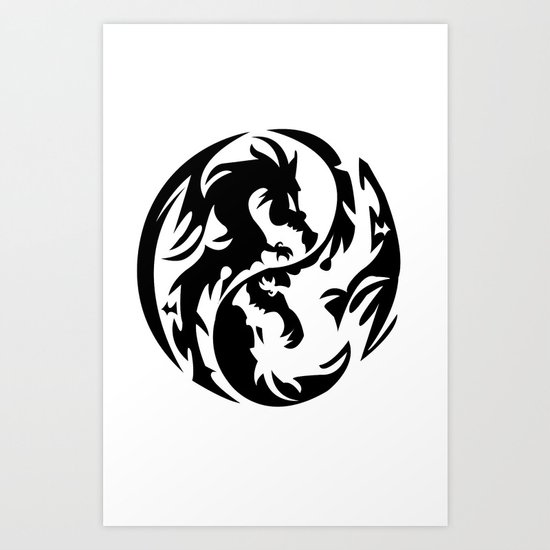 DRAGON Art Print