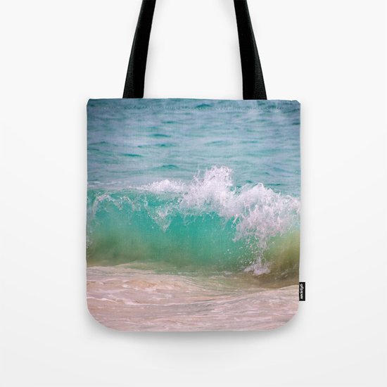 Caribbean Wave Tote Bag