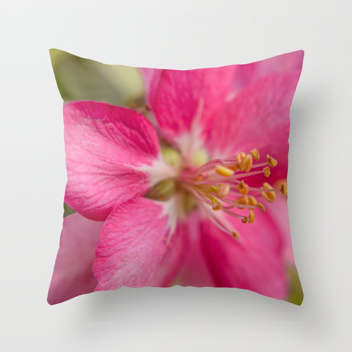 Little Pink Flower Throw Pillow