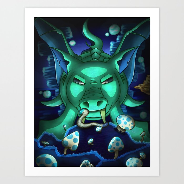 Terraria Boss 6' Poster, picture, metal print, paint by Desky
