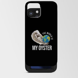The World Is My Oyster Oyster Shell iPhone Card Case