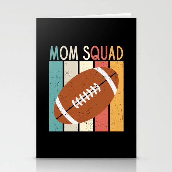 Football Mom Squad Stationery Cards