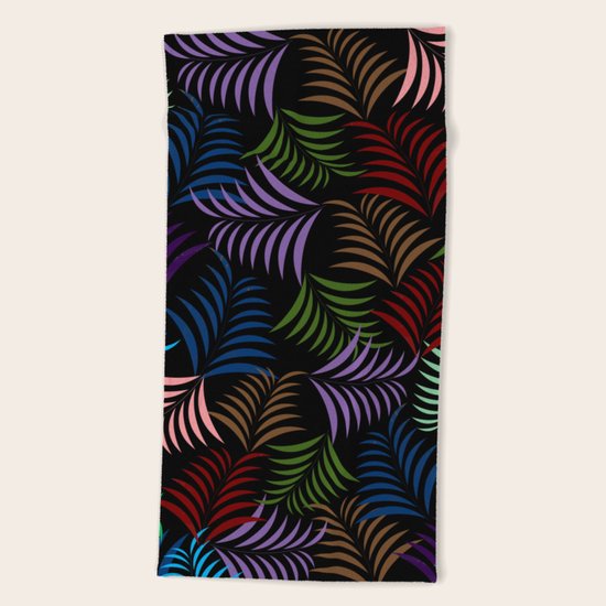 COLOR LEAF Beach Towel