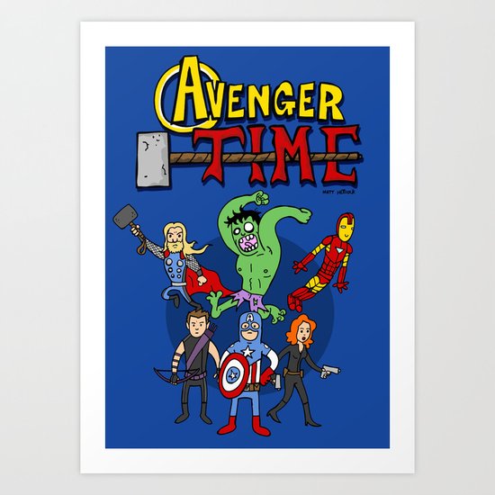 Avenger Time Art Print