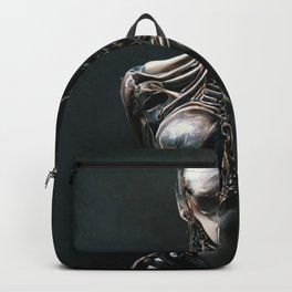 Biomechanical Woman III Backpack | Scifi, Cyberpunk, Fantasy, Surreal, Sciencefiction, Xenomorph, Scary, Android, Woman, Sci-Fi 