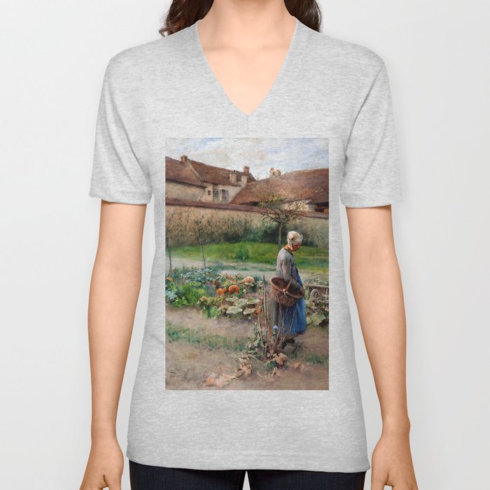 Carl Larsson October V Neck T Shirt