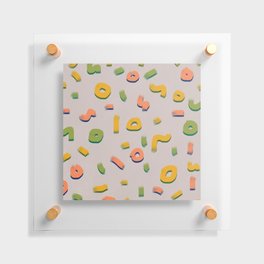 Color confetti pattern 4 Floating Acrylic Print