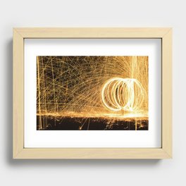 Playing with Fire Recessed Framed Print