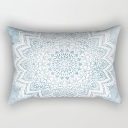 LIGHT BLUE MANDALA SAVANAH Rectangular Pillow