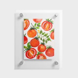 Tomato Garden  Floating Acrylic Print